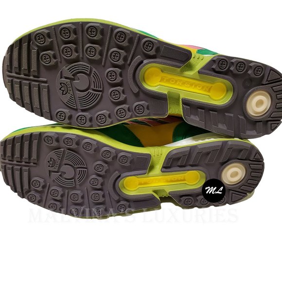 GUCCI MENS SNEAKERS X ADIDAS ZX 8000 TORSION GREEN GG CANVAS SHOES 11 11.5 US - Picture 15 of 15